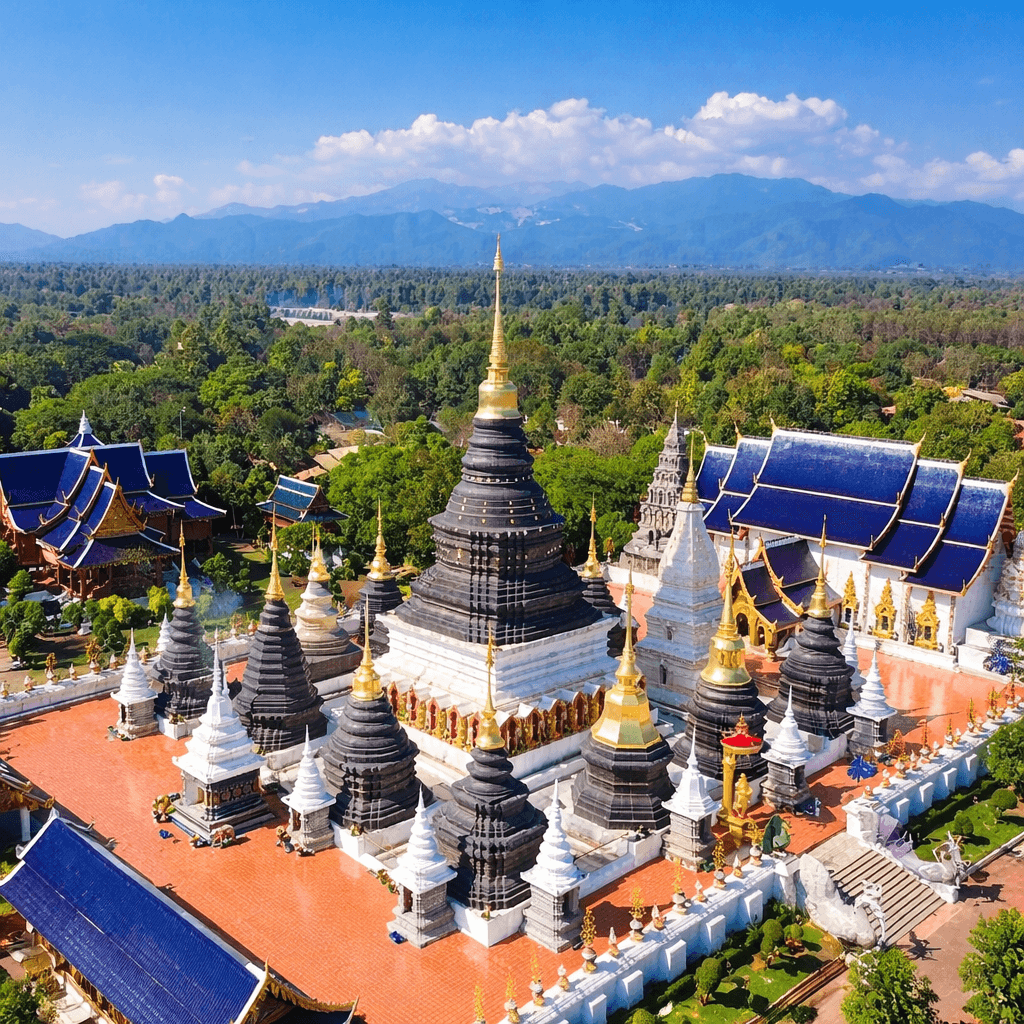 Aventure au Wat Ban Den et à la cascade collante | Escapade culturelle et nature (Visite en groupe)