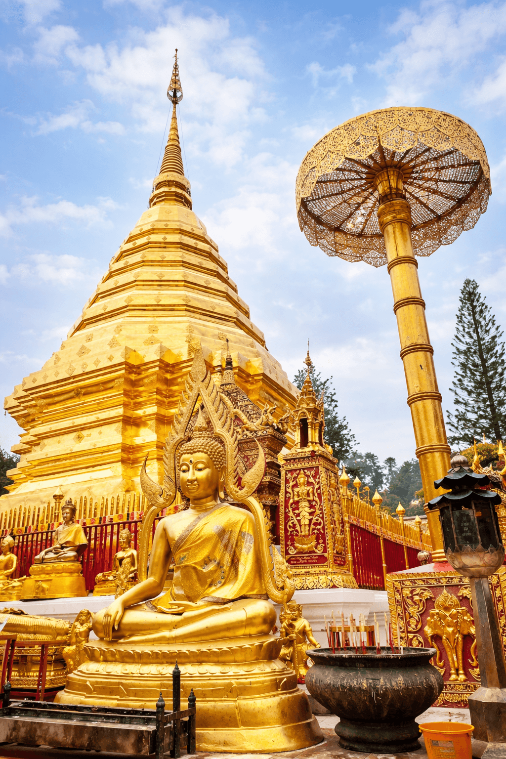 Doi Suthep, Wat Pha Lat et Baan Kang Wat Cultural (rejoindre la visite)