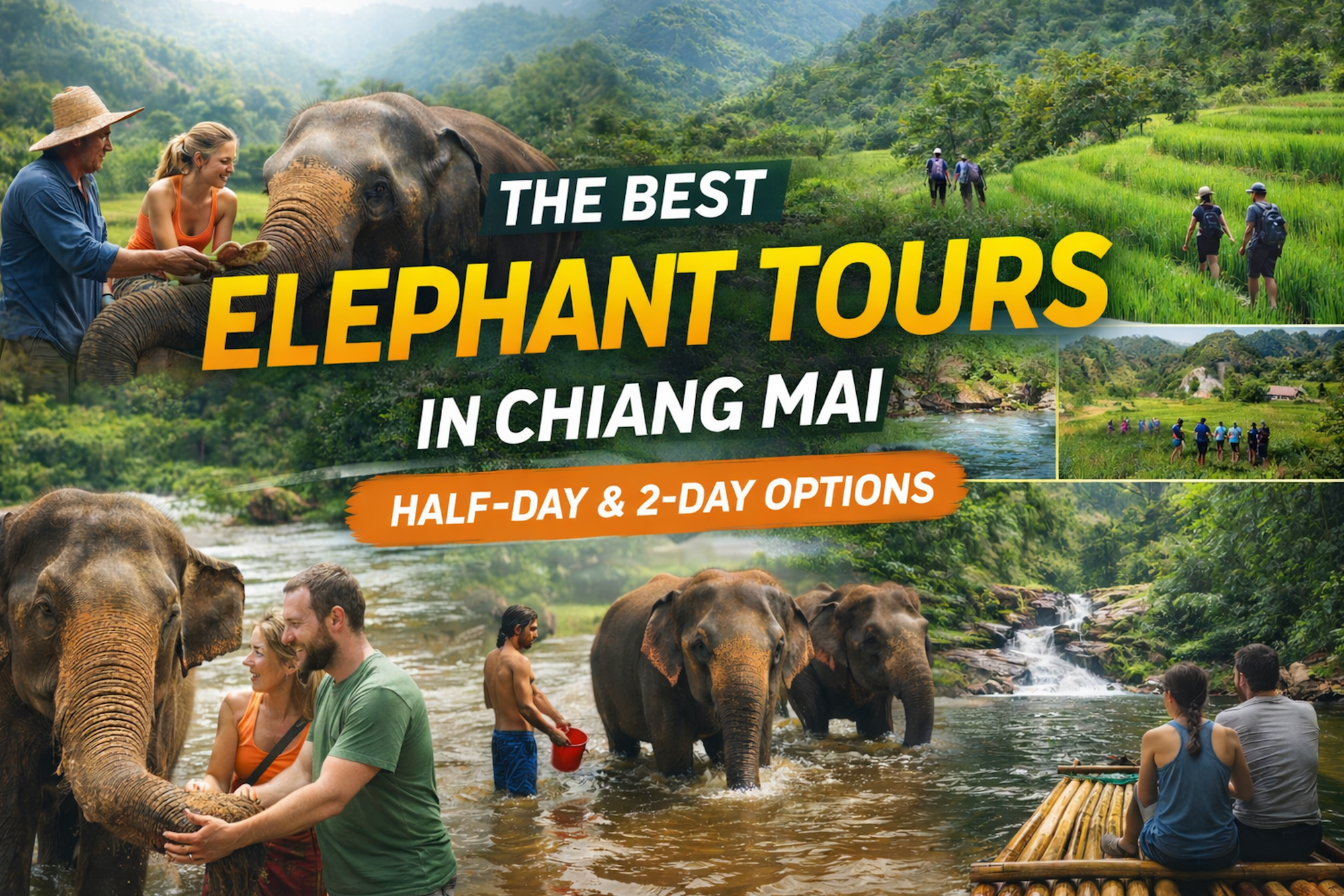 The best elephant tour in Chiang Mai